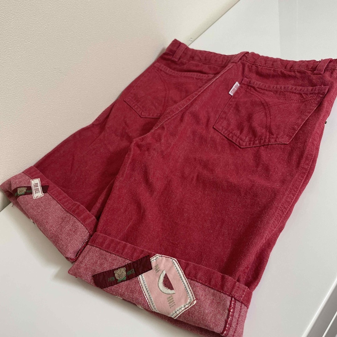 PINK HOUSE(ピンクハウス)の美品❣ピンクハウス　赤　ズボン キッズ/ベビー/マタニティのキッズ服女の子用(90cm~)(パンツ/スパッツ)の商品写真