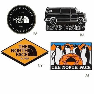 ザノースフェイス(THE NORTH FACE)の4枚セット ノースフェイス Print Sticker NN32348 新品(車外アクセサリ)