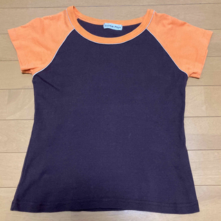 Tシャツ　ブラウン×オレンジ(Tシャツ(半袖/袖なし))