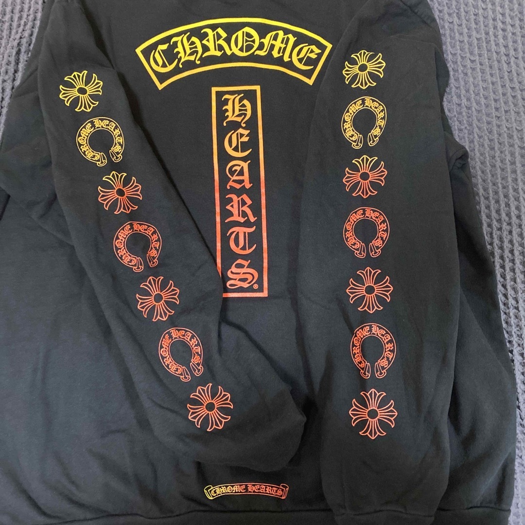 Chrome Hearts(クロムハーツ)のCHROME HEARTS  クロムハーツ　パーカーXL コットンBLACK メンズのトップス(パーカー)の商品写真