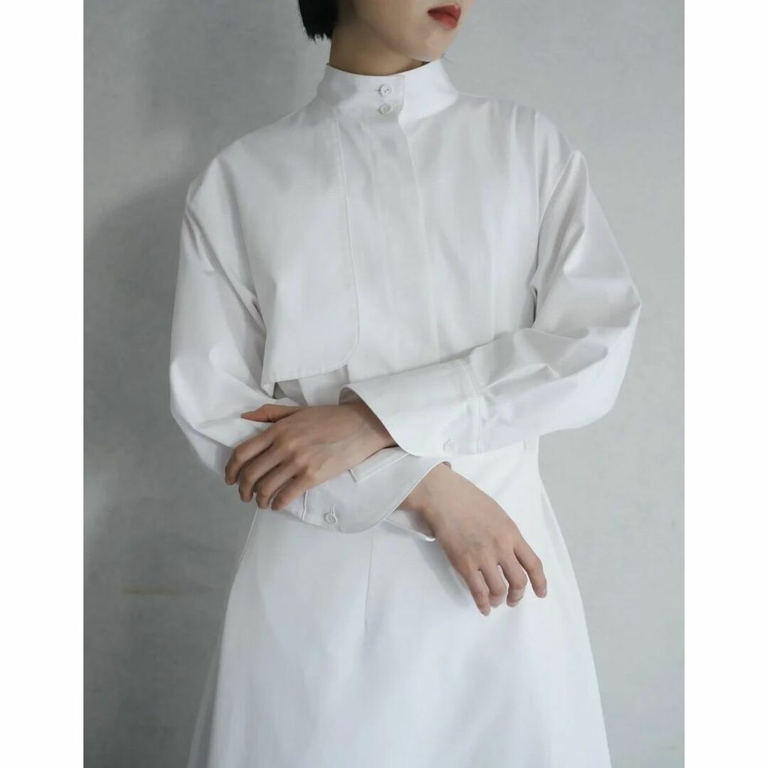 【foufou】THE DRESS 15 ガンフラップ ラップワンピース S