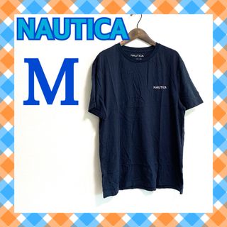 ノーティカ(NAUTICA)のノーティカ　半袖Tシャツ　紺　綿100%  シンプル　カジュアル　スポーツ(Tシャツ/カットソー(半袖/袖なし))