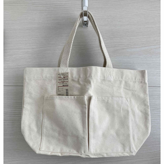 ムジルシリョウヒン(MUJI (無印良品))の新品　無印良品　マイトートバッグ　バッグ　インド綿　横型(トートバッグ)