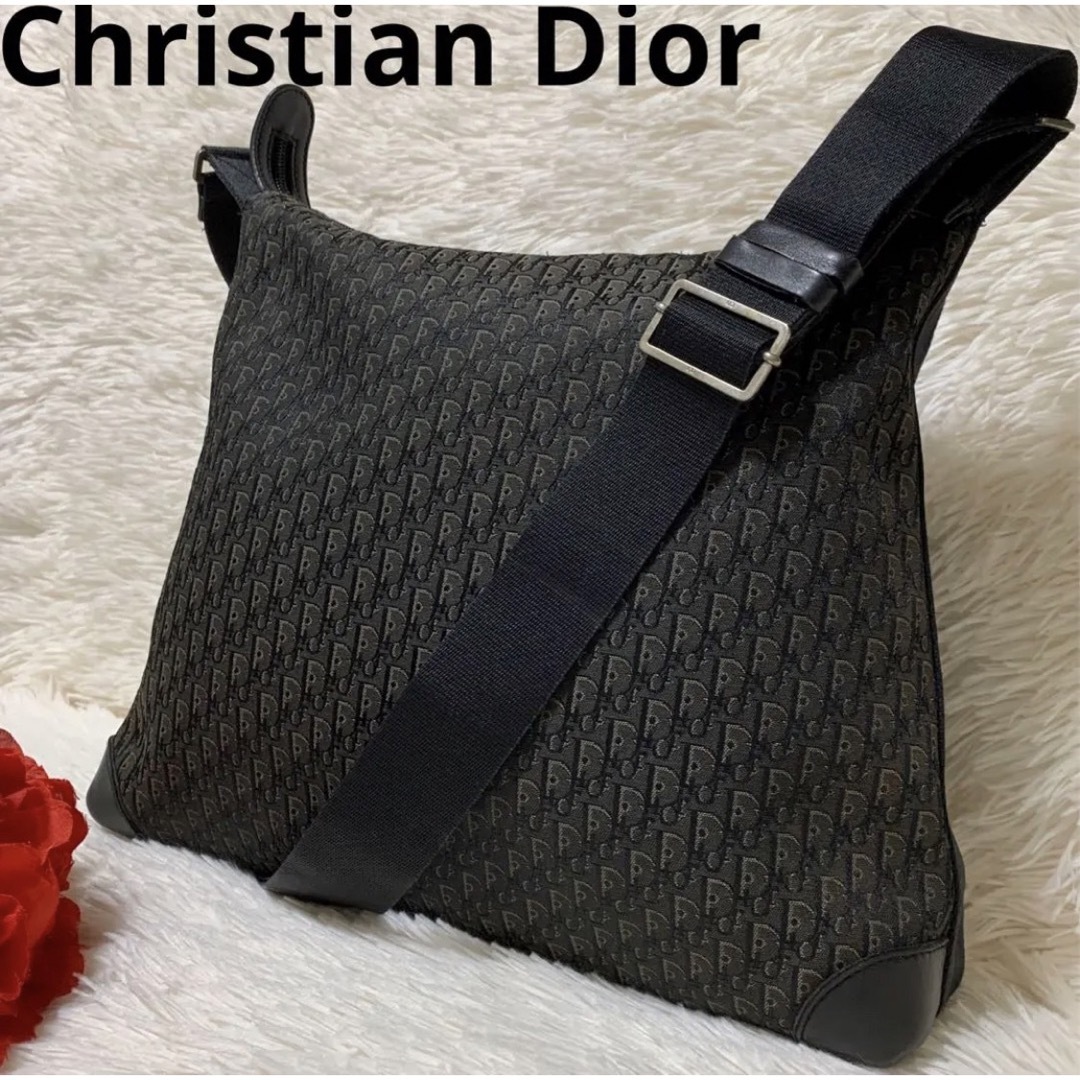 【美品/一部傷有】Christian Dior トロッター ショルダーバッグ