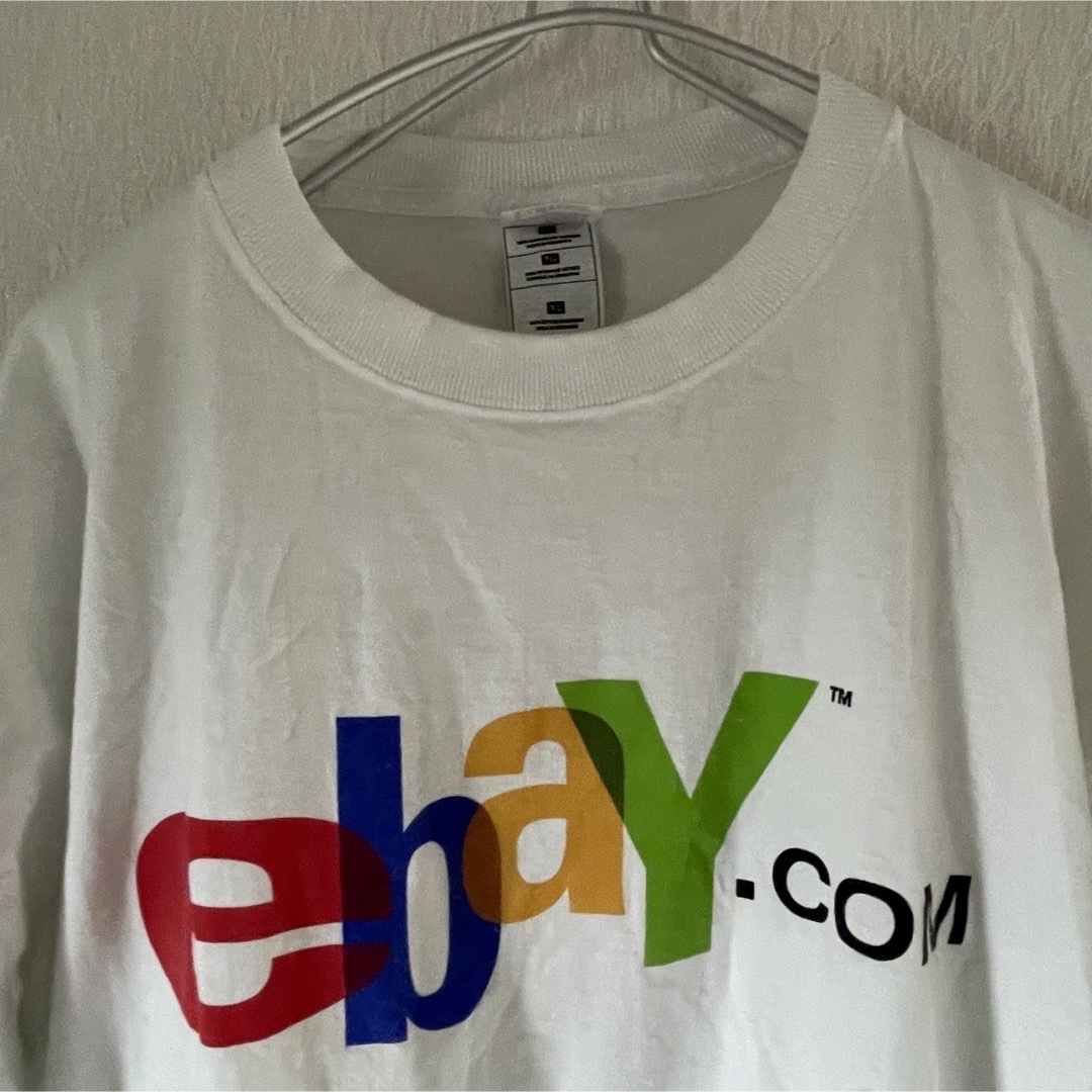 ビンテージ 90s XXL ロゴ プリント 白 ビック Tシャツ 美品