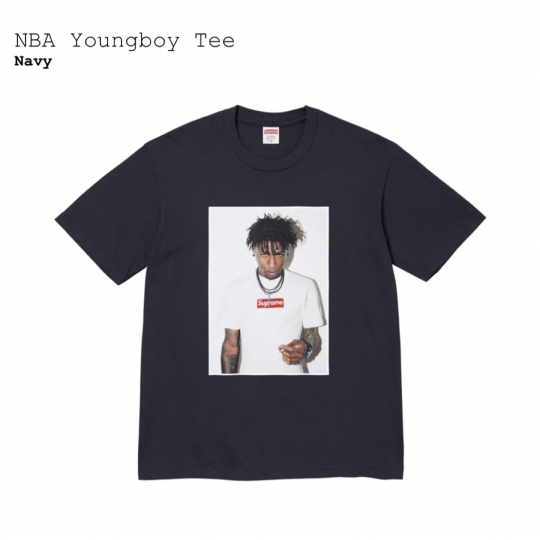 Supreme 23FW NBA Youngboy Tee ネイビー　Mサイズ