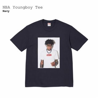 シュプリーム(Supreme)のSupreme 23FW NBA Youngboy Tee ネイビー　Mサイズ(Tシャツ/カットソー(半袖/袖なし))