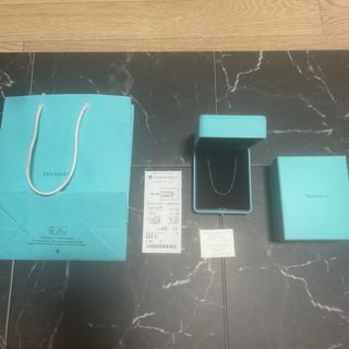 ティファニー(Tiffany & Co.)のTiffany プラチナチェーン　55㎝(ネックレス)