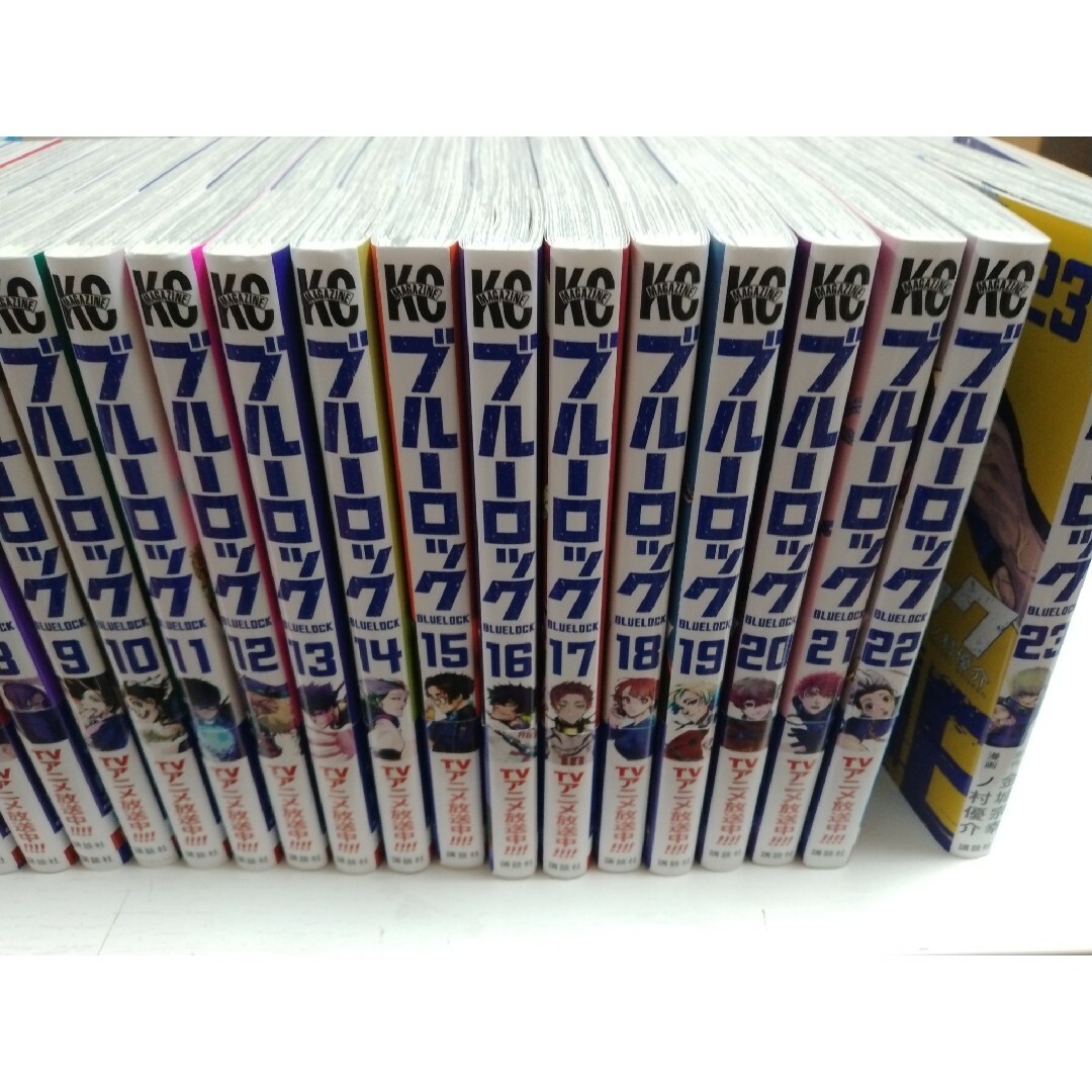 ブルーロック1〜23巻+キャラクターブック+小説1巻