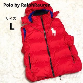 【極上美品】ラルフローレン ダウンベストビックポニー　Lサイズ