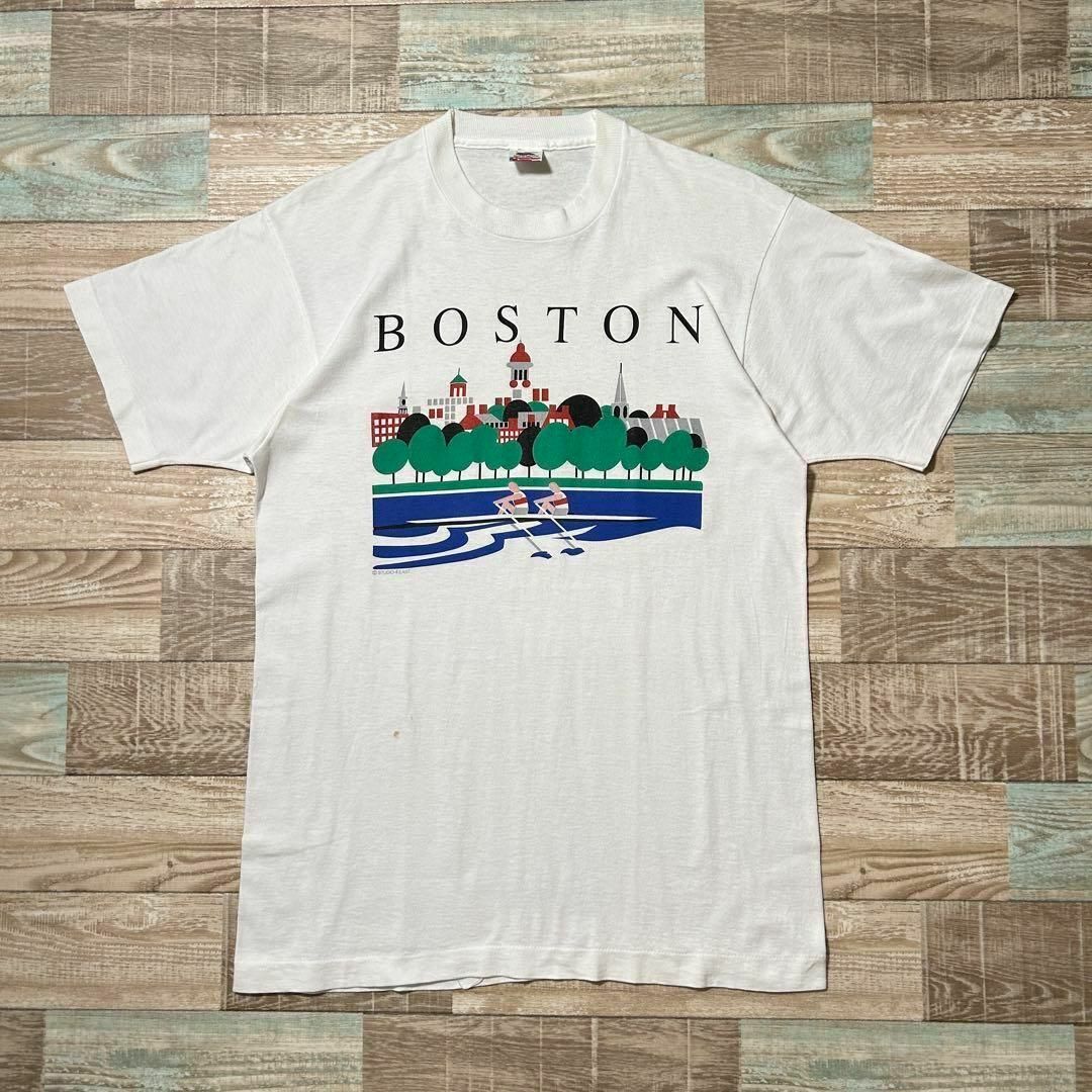 USA製 BOSTON ボストン スーベニア Tシャツ お土産 シングルステッチ | フリマアプリ ラクマ