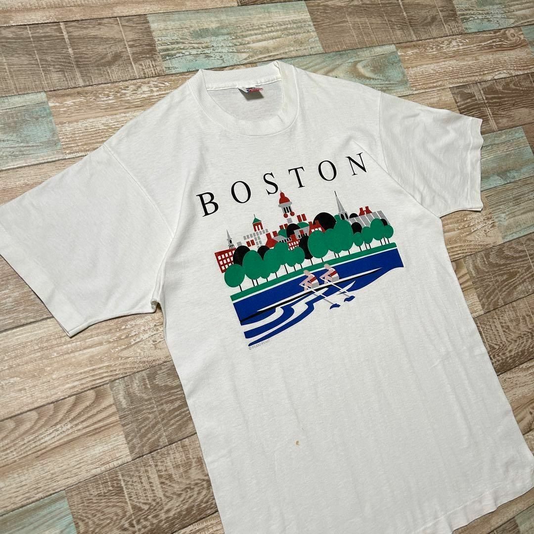 USA製 BOSTON ボストン スーベニア Tシャツ お土産 シングルステッチ