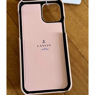 ランバン(LANVIN)のiPhone 12 用 LANVIN ケース／Ribbon Soft Pink(iPhoneケース)