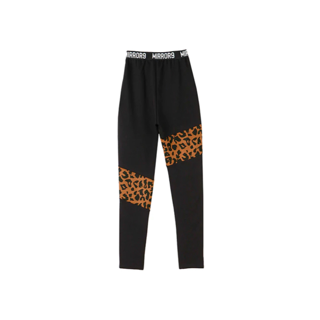 mirror9(ミラーナイン)のミラーナイン  Leopard docking leggings レディースのレッグウェア(レギンス/スパッツ)の商品写真