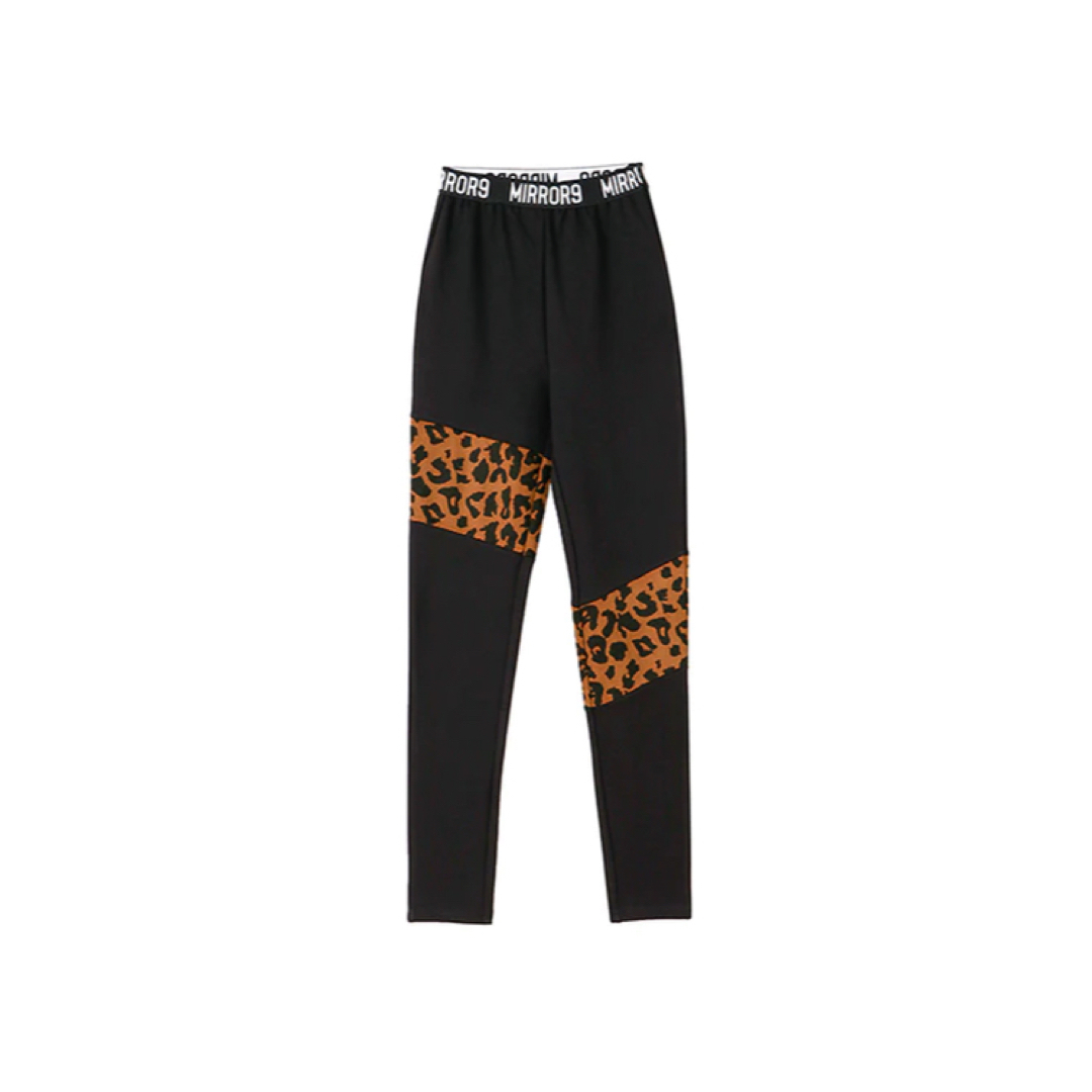 mirror9(ミラーナイン)のミラーナイン  Leopard docking leggings レディースのレッグウェア(レギンス/スパッツ)の商品写真