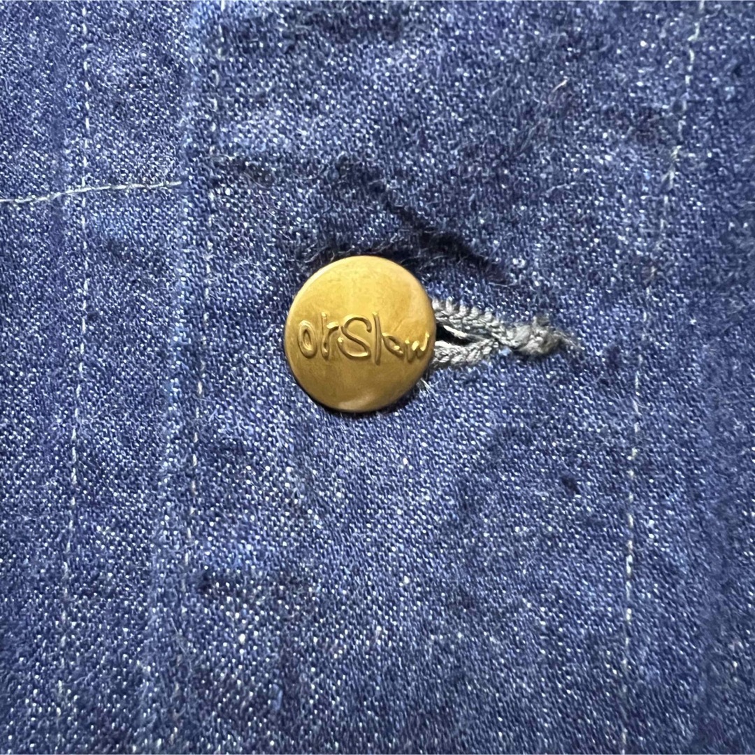 orSlow(オアスロウ)の超美品！orslow デニムカバーオール！日本製！ メンズのジャケット/アウター(カバーオール)の商品写真