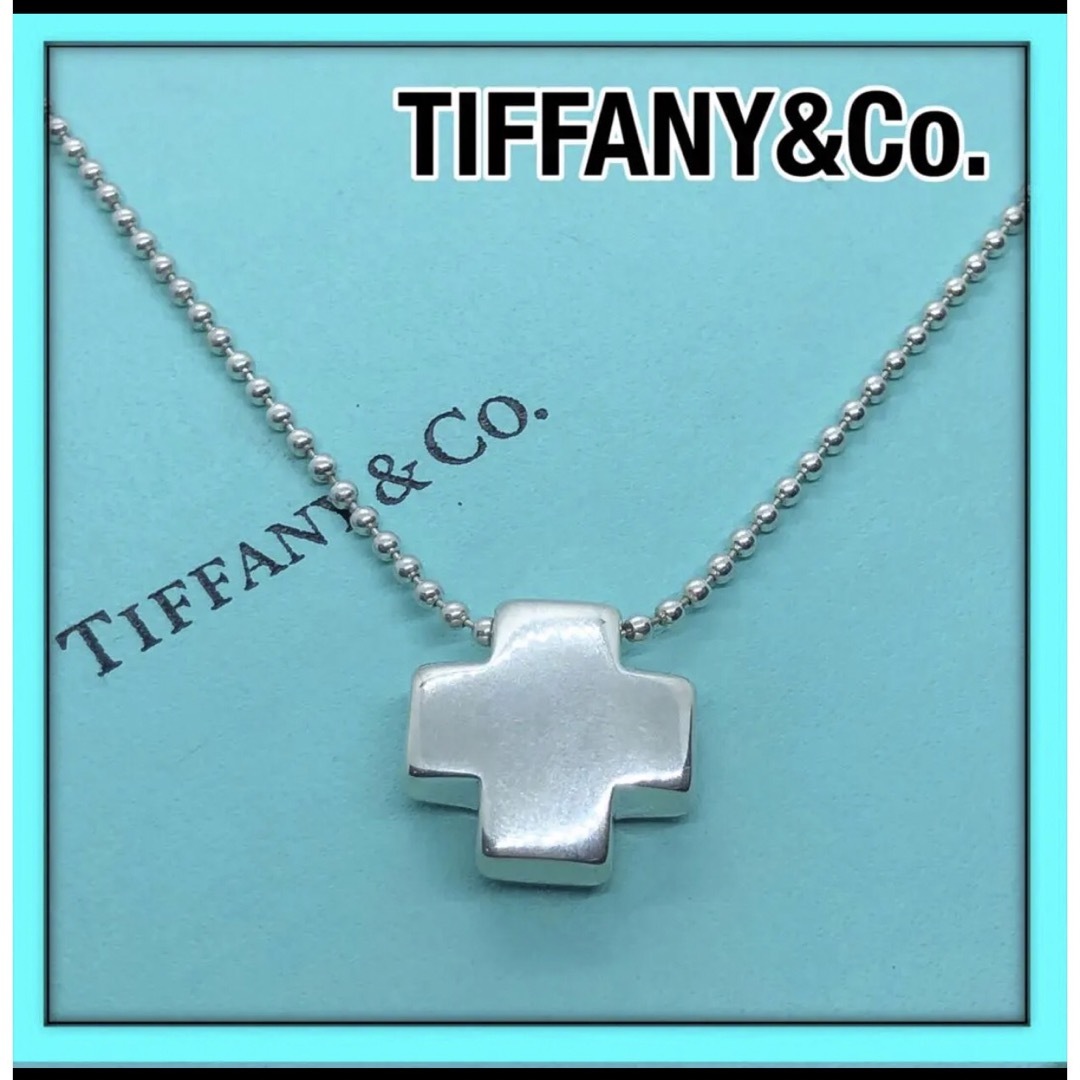 Tiffany & Co. - 美品 ティファニーローマンクロスネックレス ボール ...