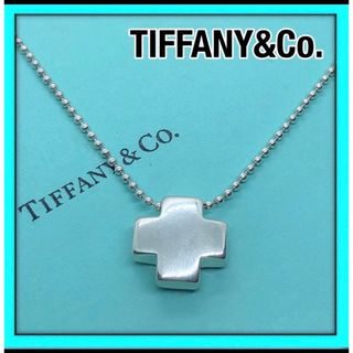 【美品】ティファニーTIFFANY \u0026Co. ローマンクロスネックレスSV925