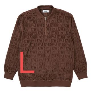 パレス(PALACE)のPALACE Domino Jacquard 1/4 Zip Polo Crew(ポロシャツ)