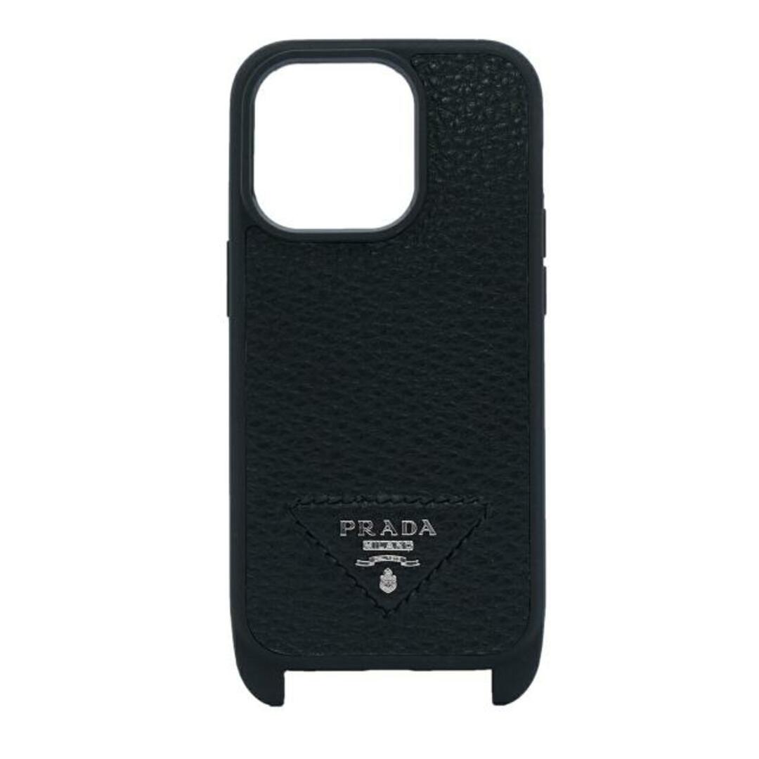 PRADA【新品未使用】レザー iPhone 14 Pro用カバー