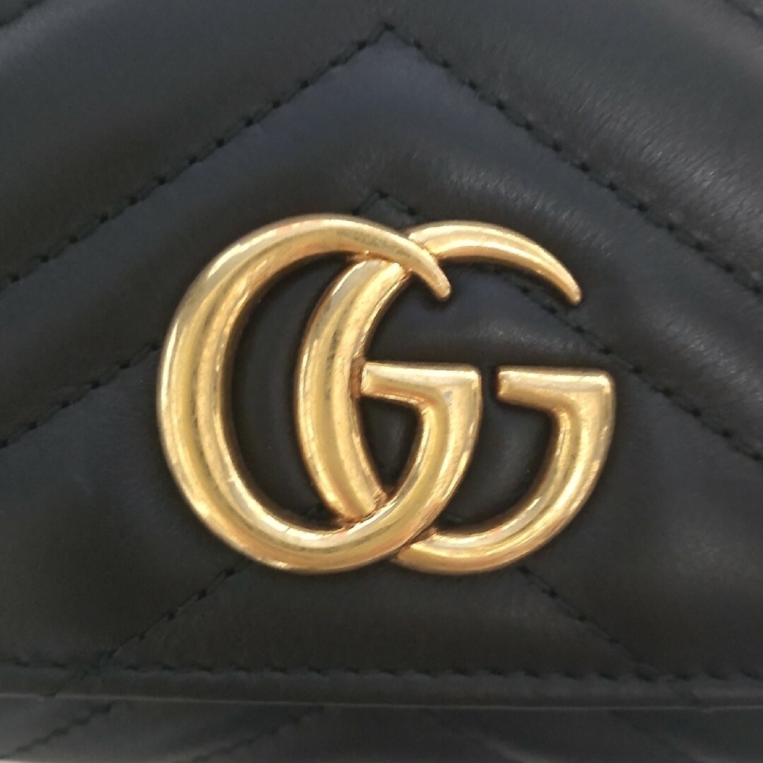 Gucci(グッチ)の【横高店購入☆正規品】GUCCI GGマーモント  コンチネンタルウォレット 箱 レディースのファッション小物(財布)の商品写真