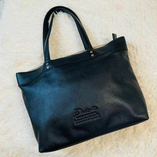 ダコタ(Dakota)の美品＊Dakota ビジネスバッグ トート 鞄 肩掛け A4 PC ブラック 革(ビジネスバッグ)