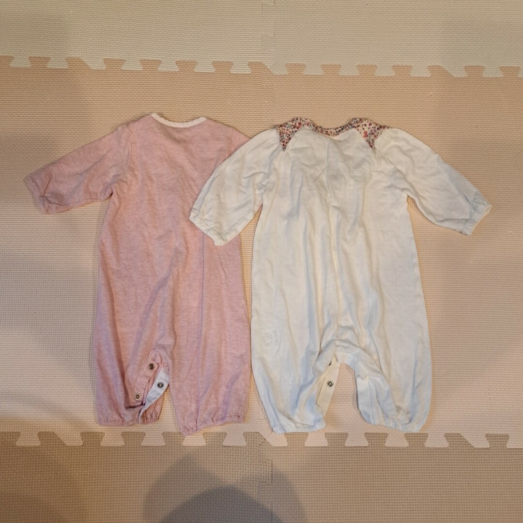 赤ちゃんの城(アカチャンノシロ)の赤ちゃんの城2WAY　ロンパース　2着セット キッズ/ベビー/マタニティのベビー服(~85cm)(ロンパース)の商品写真