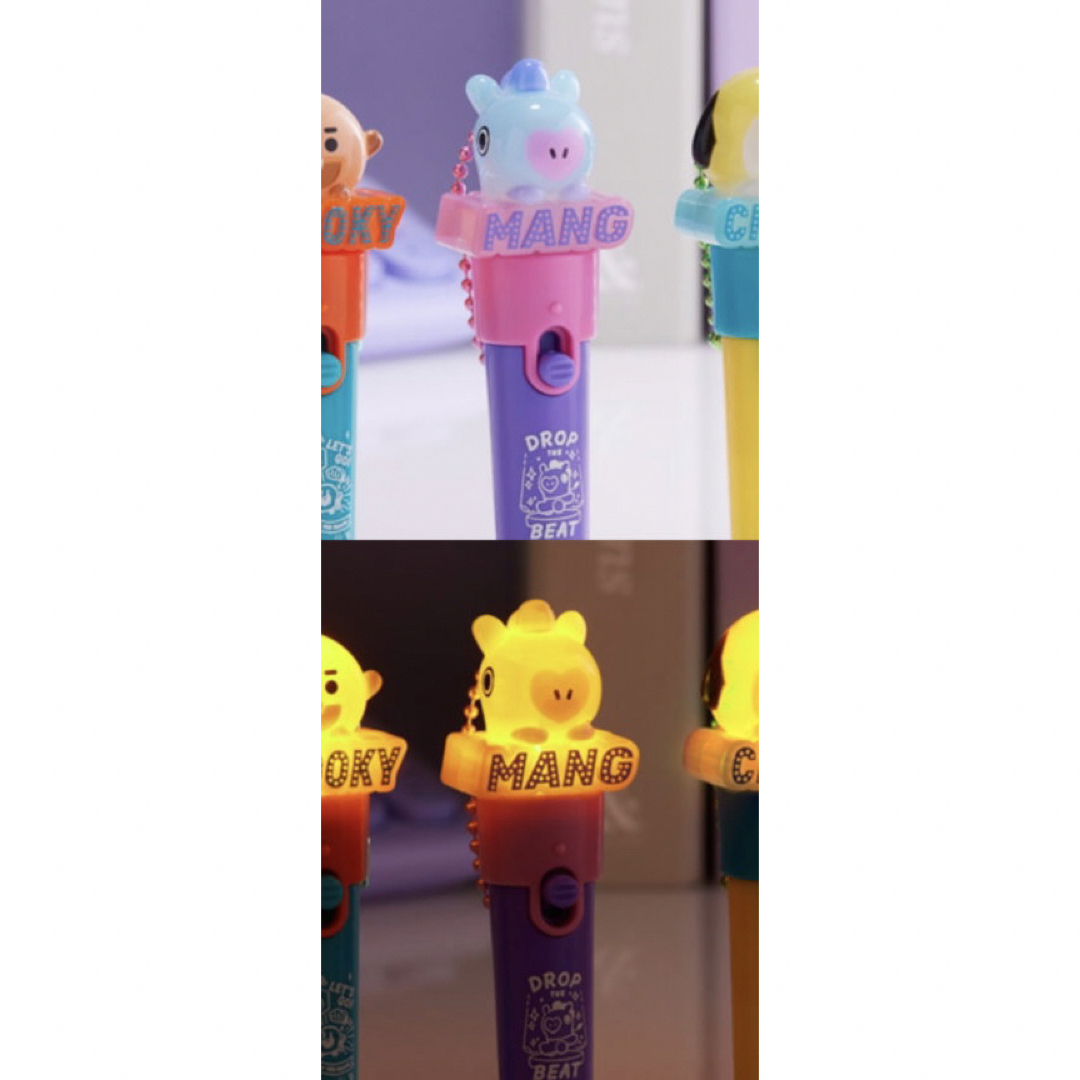 BT21(ビーティーイシビル)のバンダイ　ライトスティックチャーム　MANG エンタメ/ホビーのおもちゃ/ぬいぐるみ(キャラクターグッズ)の商品写真