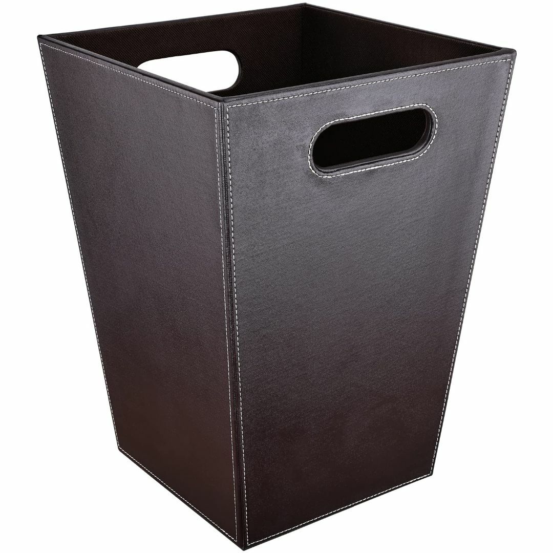 【色: 角型-ブラウン】Richblue ゴミ箱 おしゃれ フタなしゴミ箱 くず