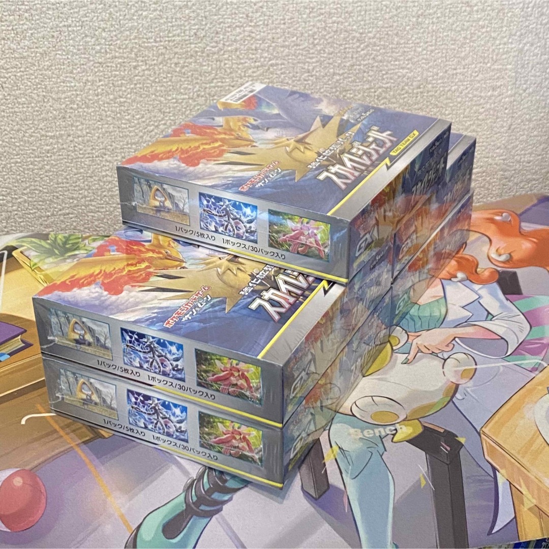 スカイレジェンド 5box 新品 未開封 シュリンク付き ポケモンカードの ...