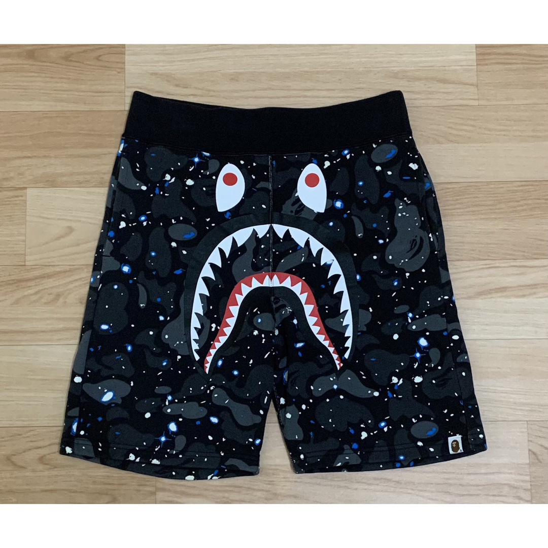 新品 エイプ shark シャーク ハーフパンツ M