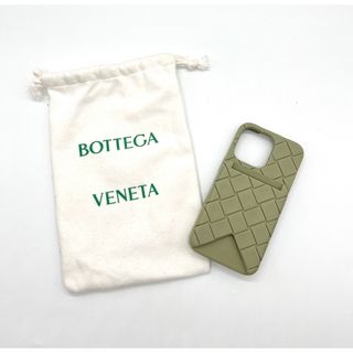 ボッテガヴェネタ(Bottega Veneta)のボッテガ ヴェネタ　iPhone13 Pro　ケース　シリコン　カーキ　正規品(iPhoneケース)