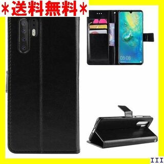 ３ For Huawei P30 Pro ケース 手帳型 roブラック 377(モバイルケース/カバー)