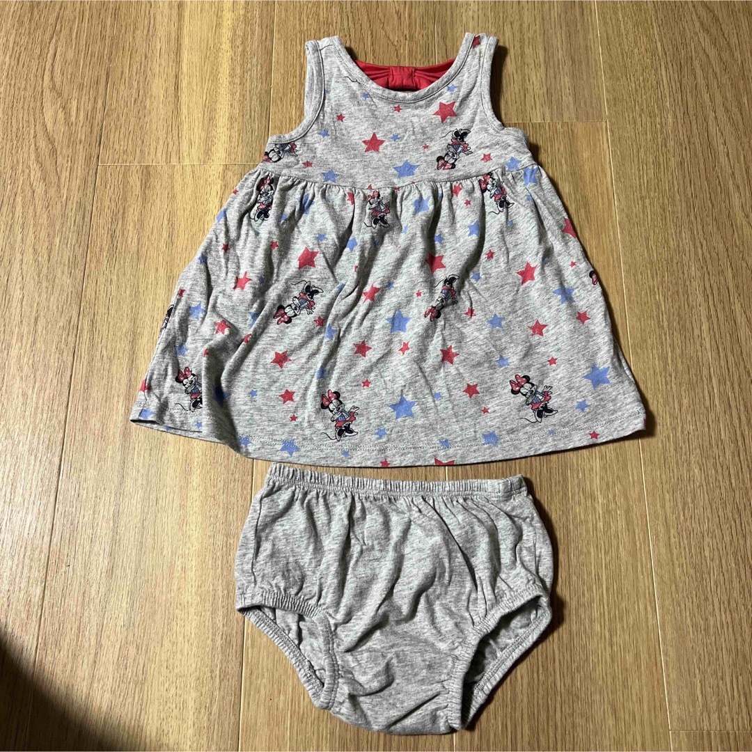 babyGAP(ベビーギャップ)のベビーギャップ　ミニーちゃん　ワンピース キッズ/ベビー/マタニティのベビー服(~85cm)(ワンピース)の商品写真