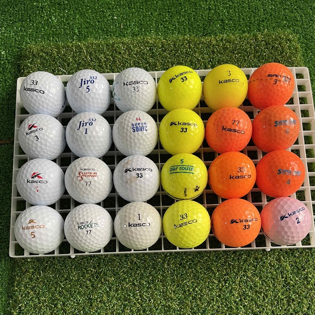 Kasco(キャスコ)のキャスコ　混合　24球　AB+Bランク スポーツ/アウトドアのゴルフ(その他)の商品写真