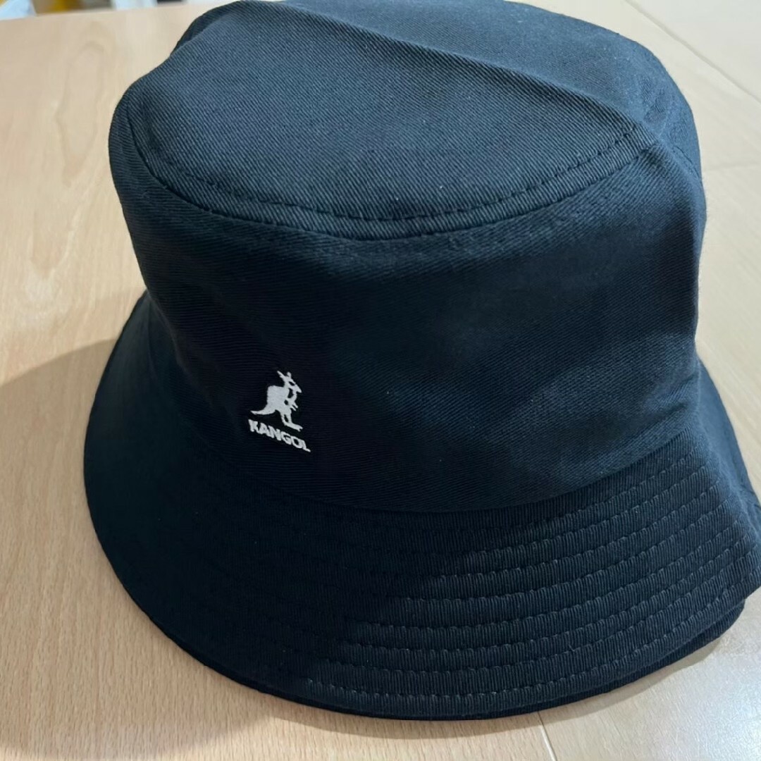 KANGOL(カンゴール)のカンゴール！　バケットハット　バケハ　黒　韓国　カジュアル　ストリート　アウトド レディースの帽子(ハット)の商品写真