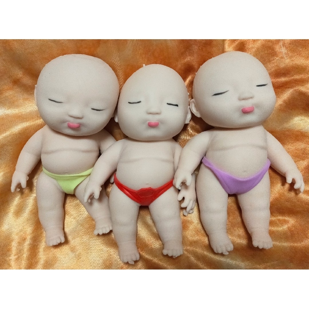 ✳アグリーベイビーズ 赤ちゃん スクイーズ ３種セット✳