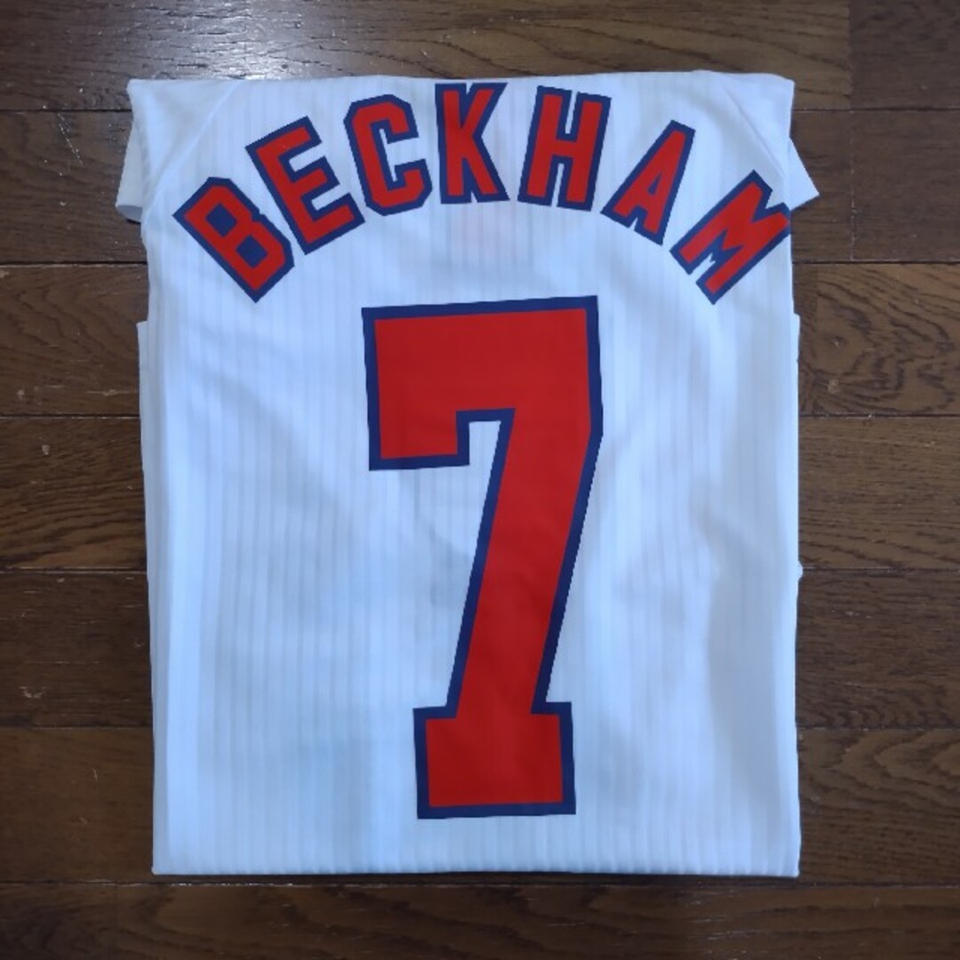 新品 Beckham サッカー　1998 イングランド代表ベッカム　ユニフォーム