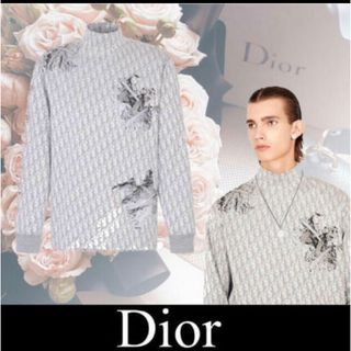 ディオールオム(DIOR HOMME)のDior × Daniel Arsham 20ss オブリークハイネックニット(ニット/セーター)