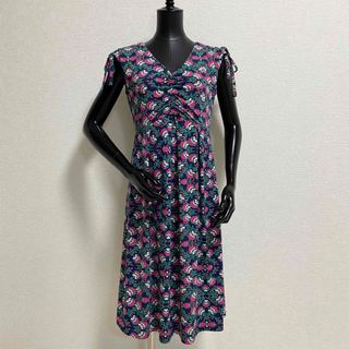 タルボット(TALBOTS)の✽.:* TALBOTS スモールボタニカル ストレッチワンピース(ひざ丈ワンピース)