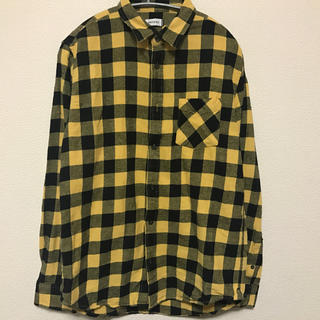 ウィゴー(WEGO)のBROWNY 黄色 黒 チェック シャツ(シャツ/ブラウス(長袖/七分))