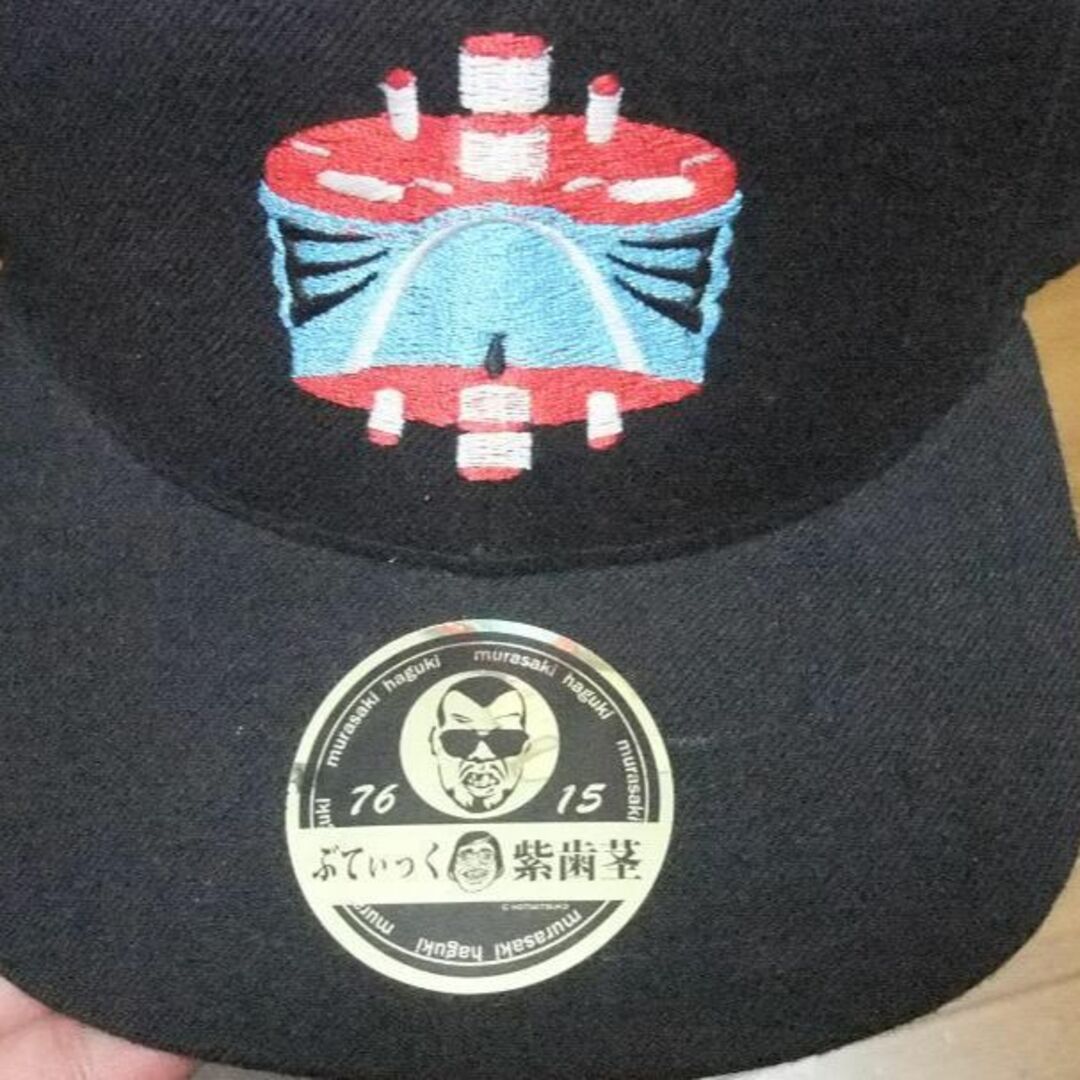 未使用 ぶてぃっく紫歯茎 キャップ 帽子 野性爆弾 くっきー 吉本興業の