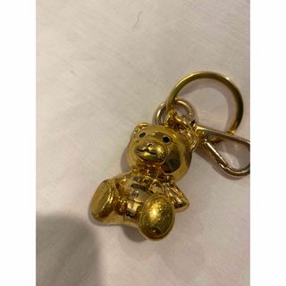 モスキーノ(MOSCHINO)のMoschino ゴールド　テディベア　キーホルダー(キーホルダー)