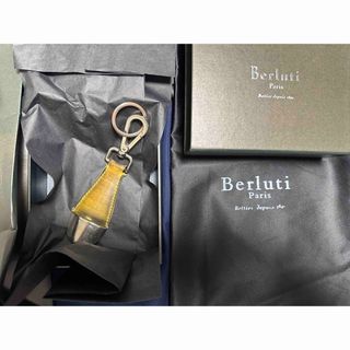 ベルルッティ(Berluti)のレア　ベルルッティ　キーリング　靴べら　黄色　イエロー(キーホルダー)