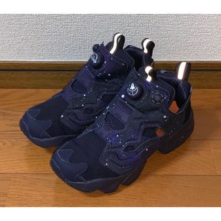 良品 REEBOK PUMP FURY OG 29cm 宇宙柄 ネイビー 紺