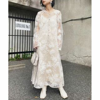 アメリヴィンテージ(Ameri VINTAGE)のAMERI  UNDRESSED 2WAY FAIRY LACE DRESS(ロングワンピース/マキシワンピース)