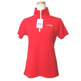 フィラ(FILA)のフィラ GOLF タグ付き ポロシャツ ゴルフ ウエア 半袖 M 赤 ■GY08(ウエア)