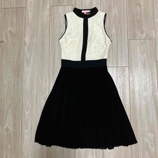 Ted Baker テッドベイカー レース バイカラー ワンピース ドレス 0