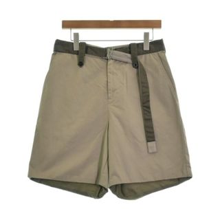 美品 sacai fabric combo shorts ショーツ 黒 2 青山