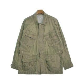 エンジニアードガーメンツ(Engineered Garments)のEngineered Garments ミリタリーブルゾン M 緑(総柄) 【古着】【中古】(ミリタリージャケット)